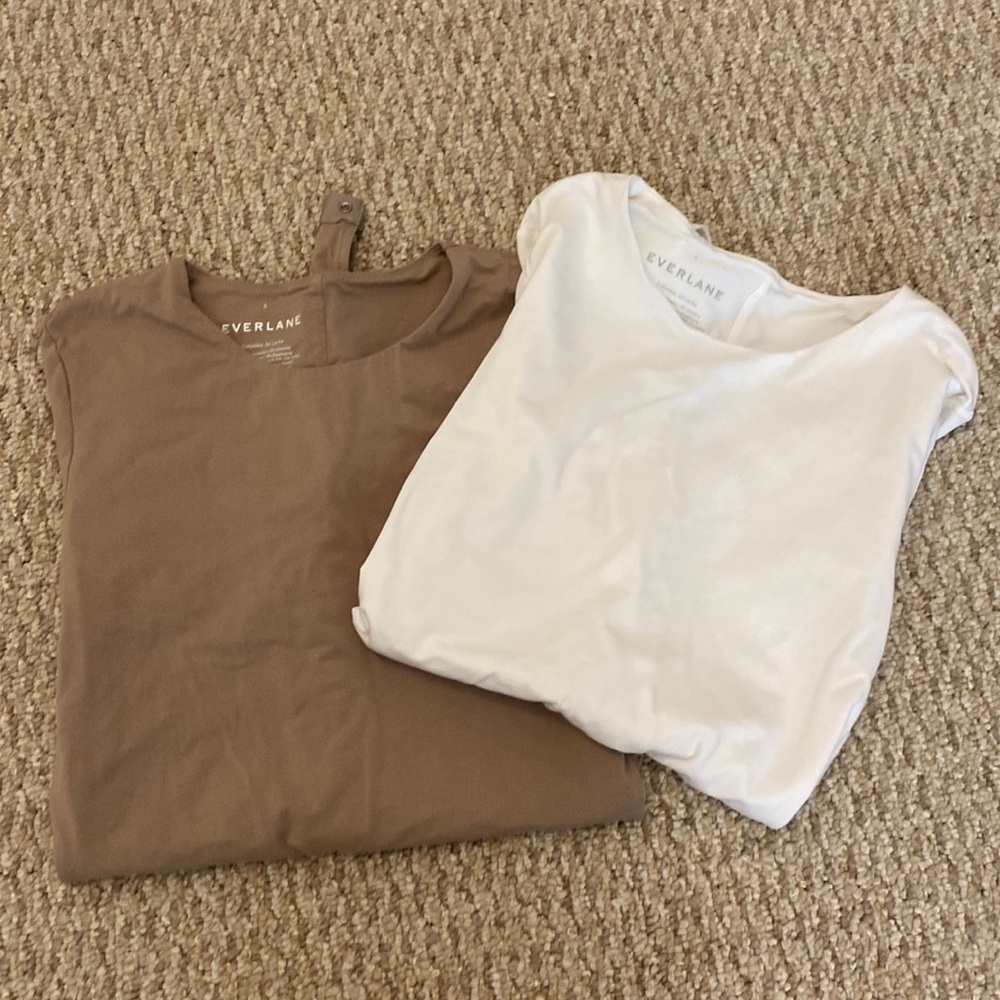 Pack of 2 Everlane Seamless bodysuit size Small